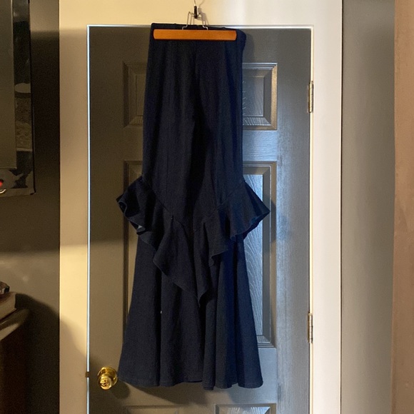 Del Lago Super Flare Pull on Jean / Pant - Blue - Picture 7 of 11